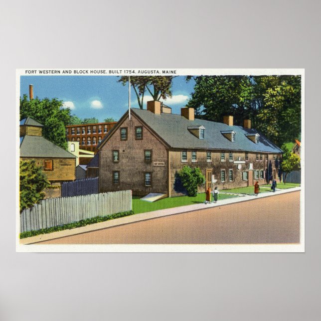 Poster Vue extérieure de Ft. Maisons de l'Ouest et du Blo (Devant)