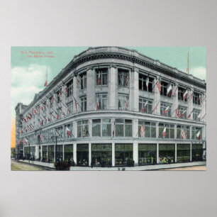 Poster Vue extérieure de la Maison Blanche