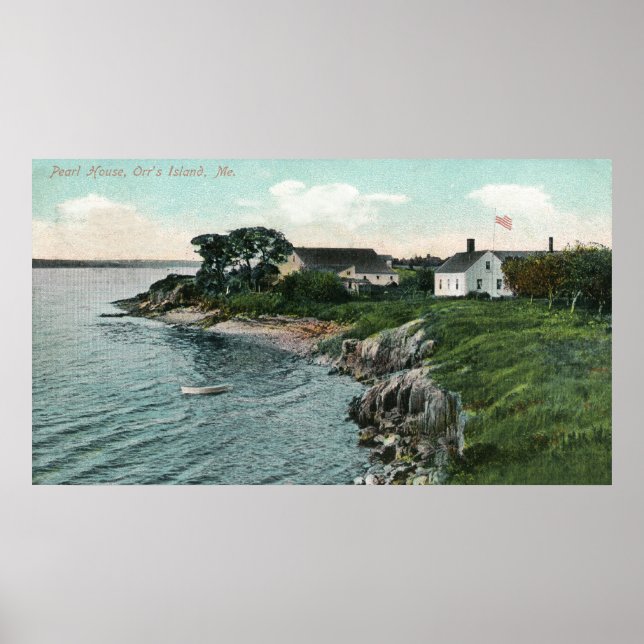 Poster Vue extérieure de la Pearl House (Devant)