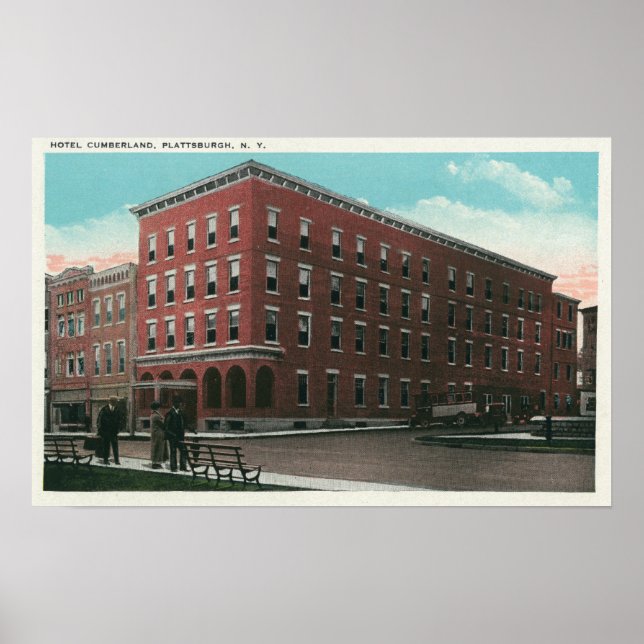 Poster Vue extérieure de l'hôtel Cumberland (Devant)