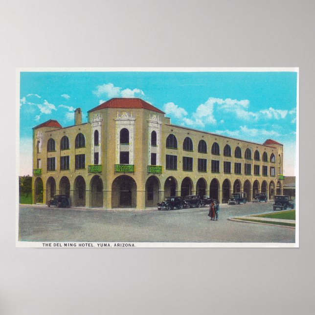 Poster Vue extérieure de l'hôtel Del Ming Yuma, AZ (Devant)