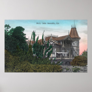 Poster Vue extérieure du bâtiment de Holly Oaks