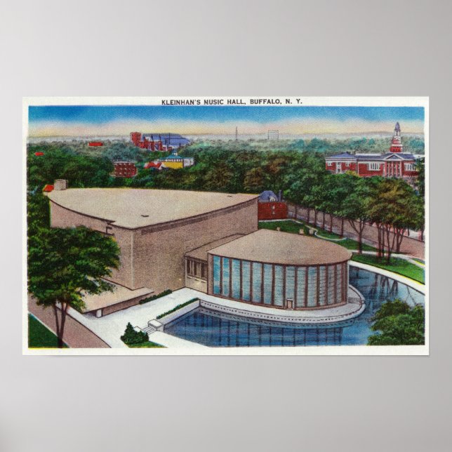 Poster Vue extérieure du Music Hall de Kleinhan (Devant)