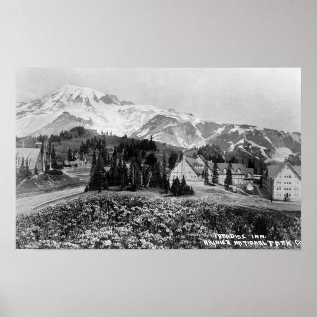 Poster Vue extérieure du Paradise Inn (Devant)