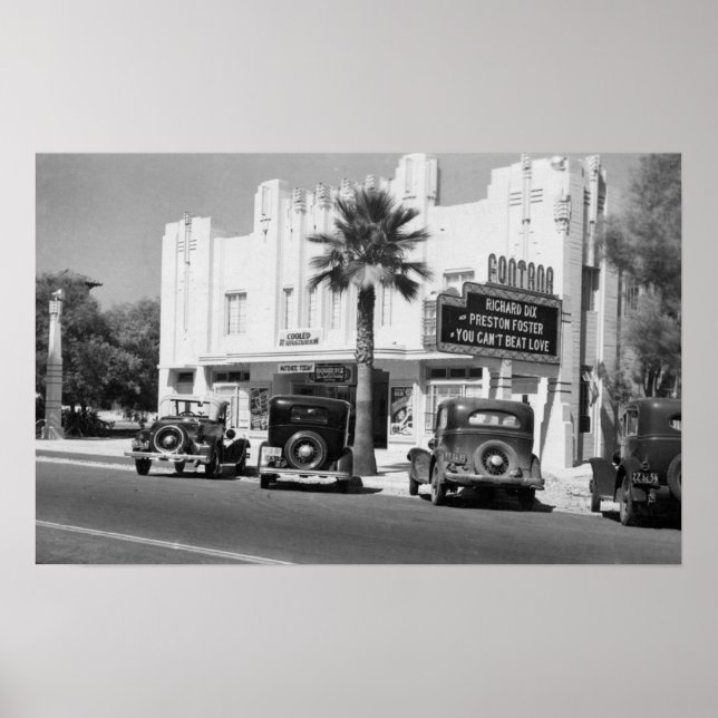 Poster Vue extérieure du théâtre Fontana (Devant)
