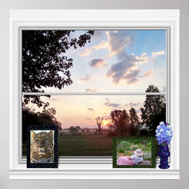 Poster Vue extérieure - Matin agité (Devant)