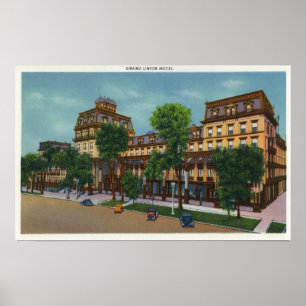 Poster Vue extérieure sur le Grand Union Hotel # 2