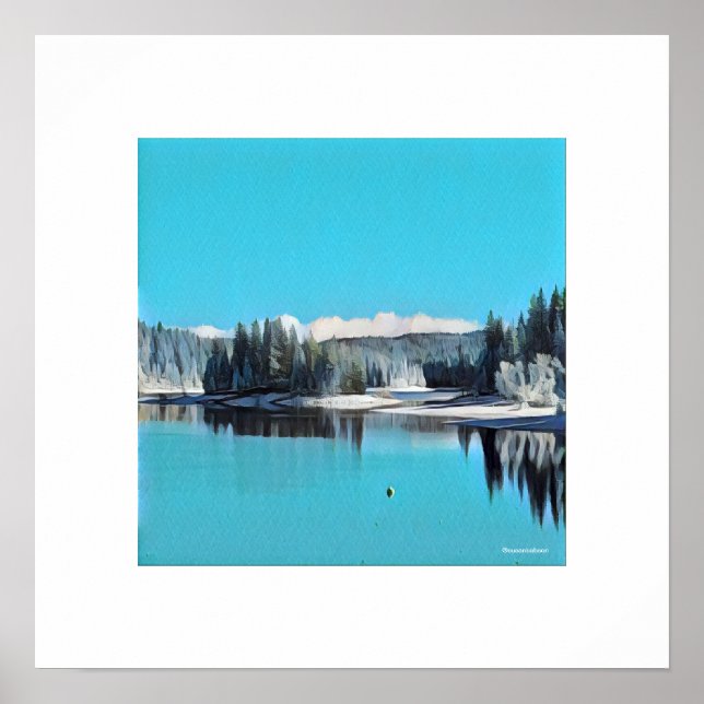 Poster Vue hiver (Devant)