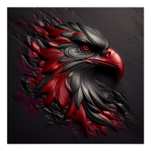 Poster Vue majestueuse de l'aigle