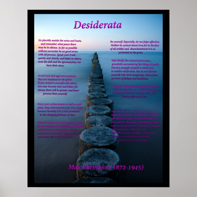 Poster Vue mer (Devant)