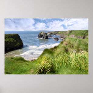 Poster Vue rocheuse vierge de l'Atlantique