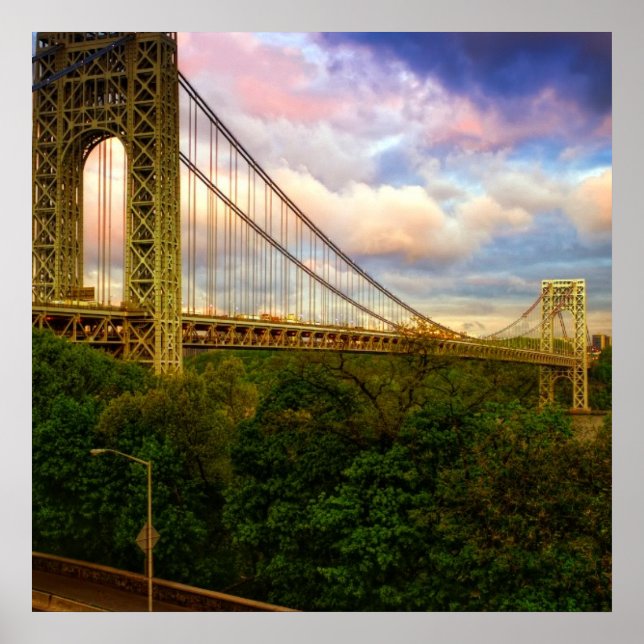 Poster Vue sud - ouest de Manhattan (Devant)