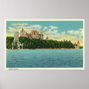 Poster Vue sur le château de Boldt