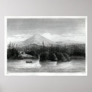 Poster Vue sur le lac Raquette