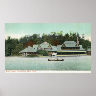 Poster Vue sur le Norumbega Park Boat House