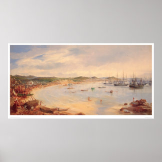 Poster Vue sur San Francisco, California Harbour (0575A)