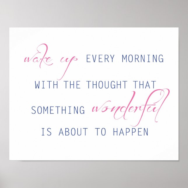 Poster Wake Up (Devant)