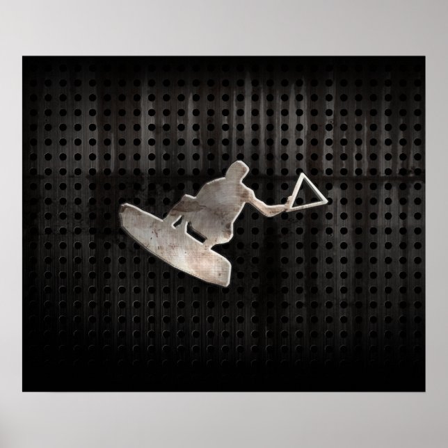 Poster Wakeboarder; Cool Black (Devant)