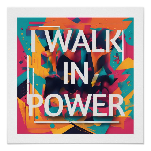 Poster walk in Power (Devant)