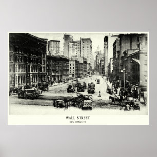 Poster Wall Street 1900