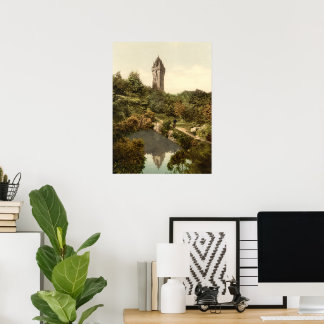 Poster Wallace Monument, Stirling, Écosse