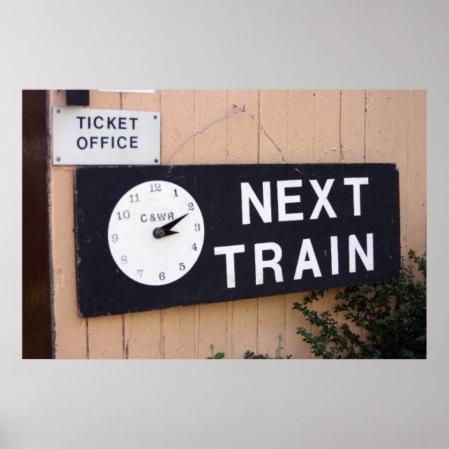 Poster Wallingford station, Oxfordshire, UK (Devant)