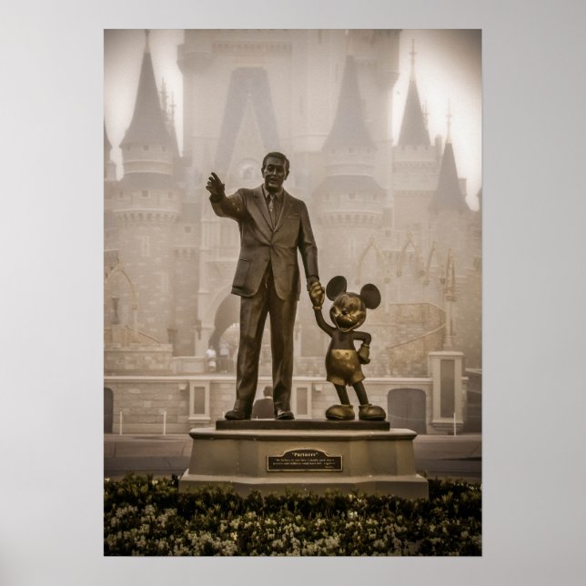 Poster Walt Et Mickey (Devant)