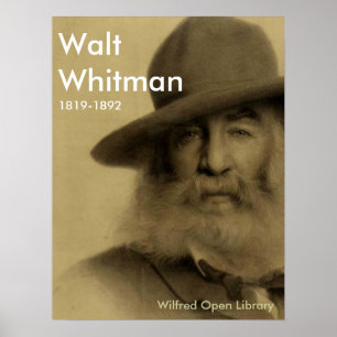 Poster Walt Whitman