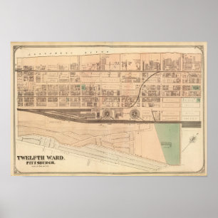 Poster Ward 12 of Pittsburgh, Pennsyvania
