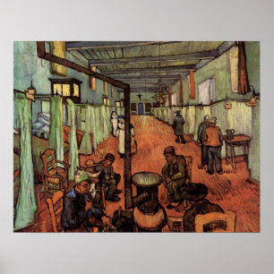 Poster Ward in the Hospital in Arles par Vincent van Gogh