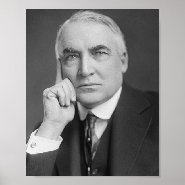 Poster Warren G. Harding (Devant)