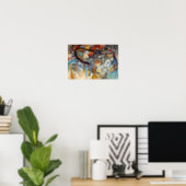 Poster Wassily Kandinsky - Composition Cinq Art Abstrait (Home Office)