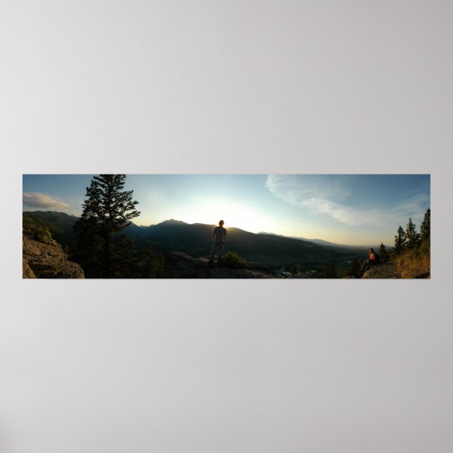 Poster Watching The Sun Set (Devant)