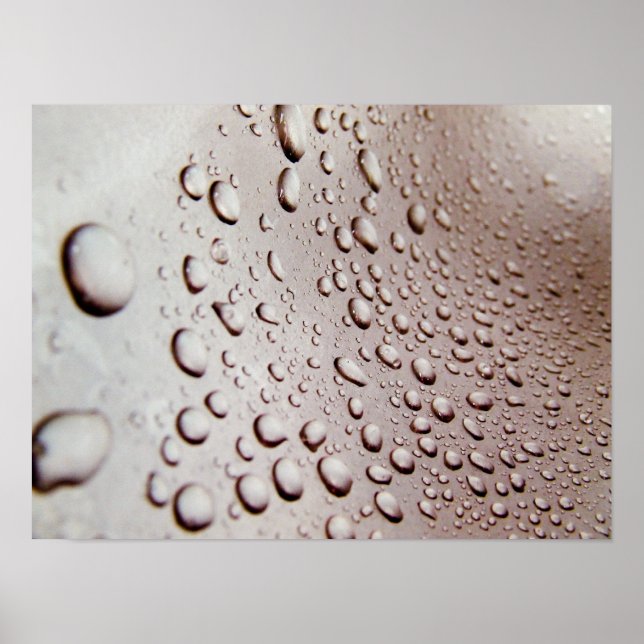 Poster Water Drops (Devant)