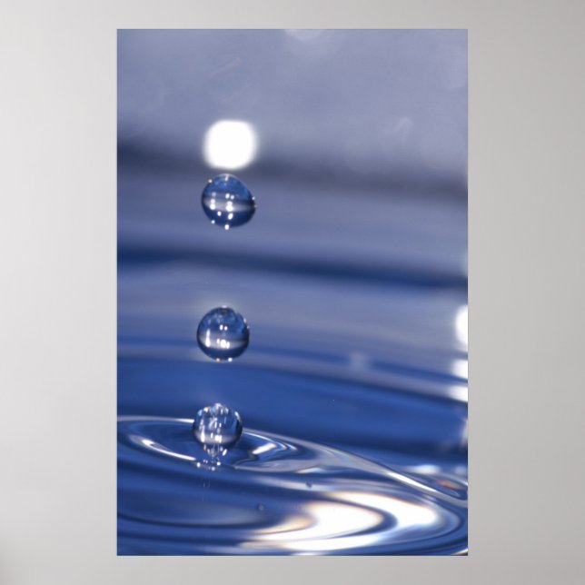 Poster Water Drops (Devant)