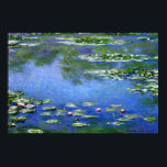Poster Water Lilies by Claude Monet<br><div class="desc">Water Lys par Claude Monet. A propos de Claude Monet Claude Monet est né le 14 novembre 1840 au 5e étage du 45 rue Laffitte, dans le 9e arrondissement de Paris. En juin 1861, Monet rejoint le Premier Régiment de cavalerie légère africaine en Algérie pour un engagement de sept ans,...</div>
