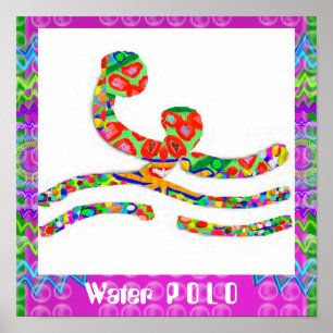 Poster Water-POLO - Loisir, Exercice, Sports