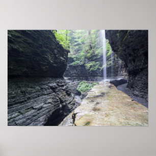 Poster Watkins Glen, Watkins Glen State Park, New York