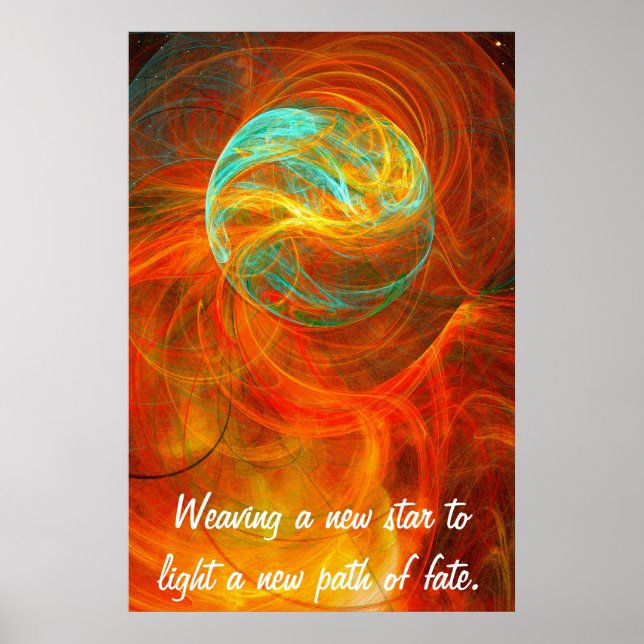 Poster Weaving a New Star -09232008 (Devant)