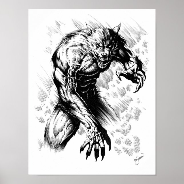 Poster Wehrwölfe (Devant)