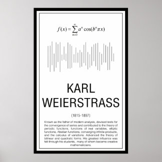 Poster Weierstrass