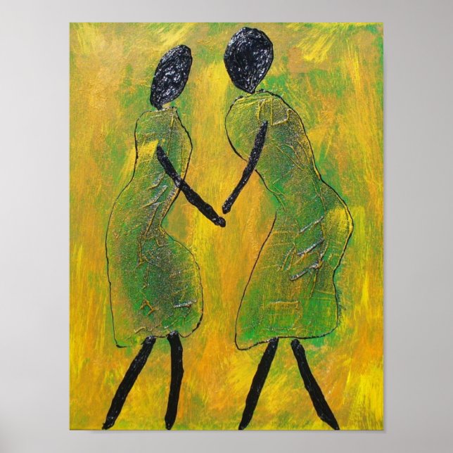 Poster Welcome Back - African Art Print (Devant)