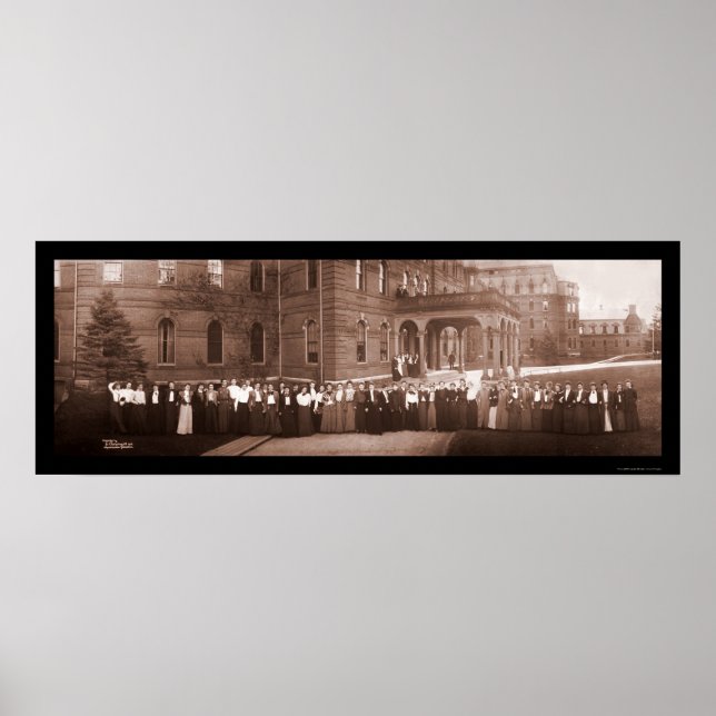 Poster Wellesley College MA Photo 1903 (Devant)