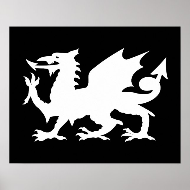 Poster Welsh Dragon (Devant)