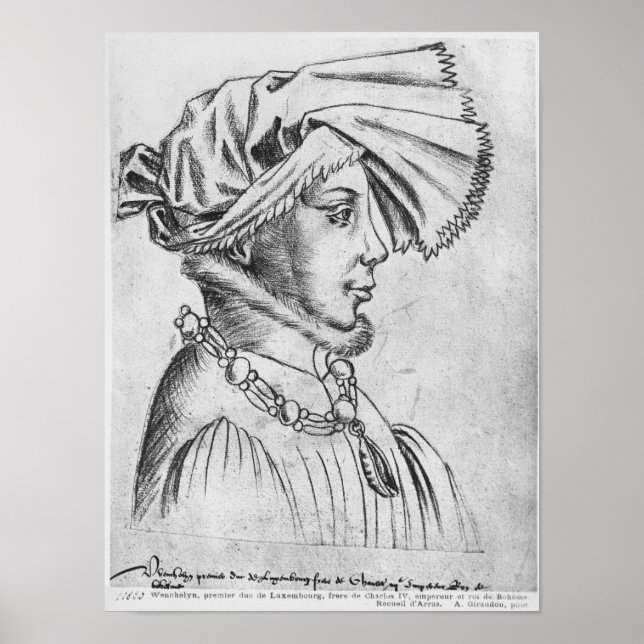 Poster Wenceslaus I, premier duc de Luxembourg (Devant)