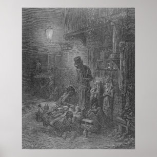 Poster Wentworth Street, Whitechapel, de 'Londres