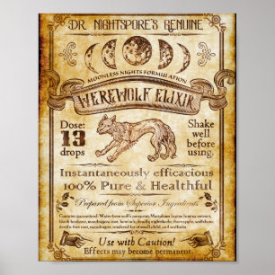 Poster Werewolf Elixir