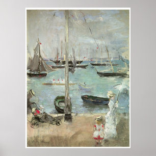 Poster West Cowes, île de Wight, Berthe Morisot