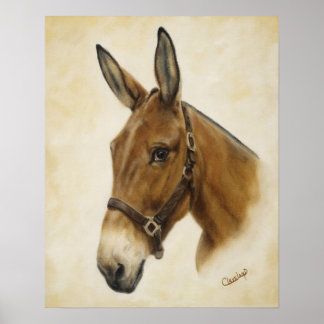 Poster Western Mule