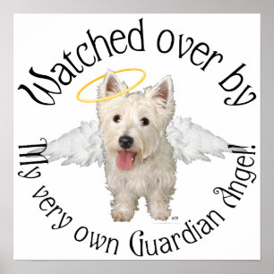Poster Westie Guardian Angels